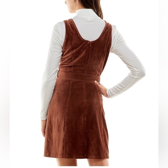 Planet Gold Belted Sweater & Dress Set. Brown/White. Size- Large NWT - Picture 4 of 5